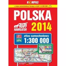 POLSKA ATLAS SAMOCHODOWY 1:300 000 - PWN