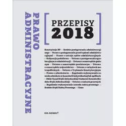 PRAWO ADMINISTRACYJNE PRZEPISY 2018 Agnieszka Kaszok - od.nowa