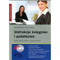 INSTRUKCJE KSIĘGOWE I PODATKOWE + CD Artur Hołda - C.H.Beck