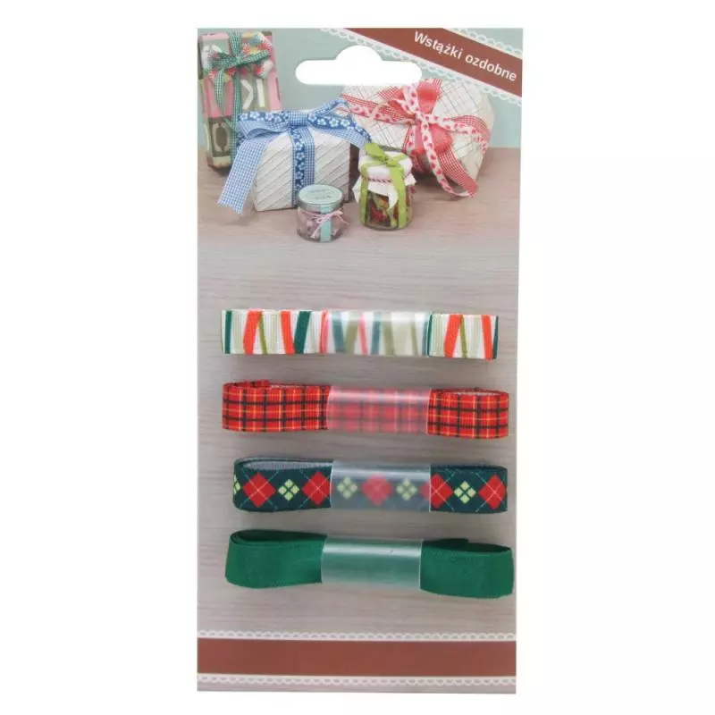 ZESTAW 4 WSTĄŻEK OZDOBNYCH - Panon