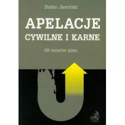 APELACJE CYWILNE I KARNE Stefan Jaworski - C.H.Beck