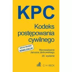 KODEKS POSTĘPOWANIA CYWILNEGO Aneta Flisek - C.H.Beck