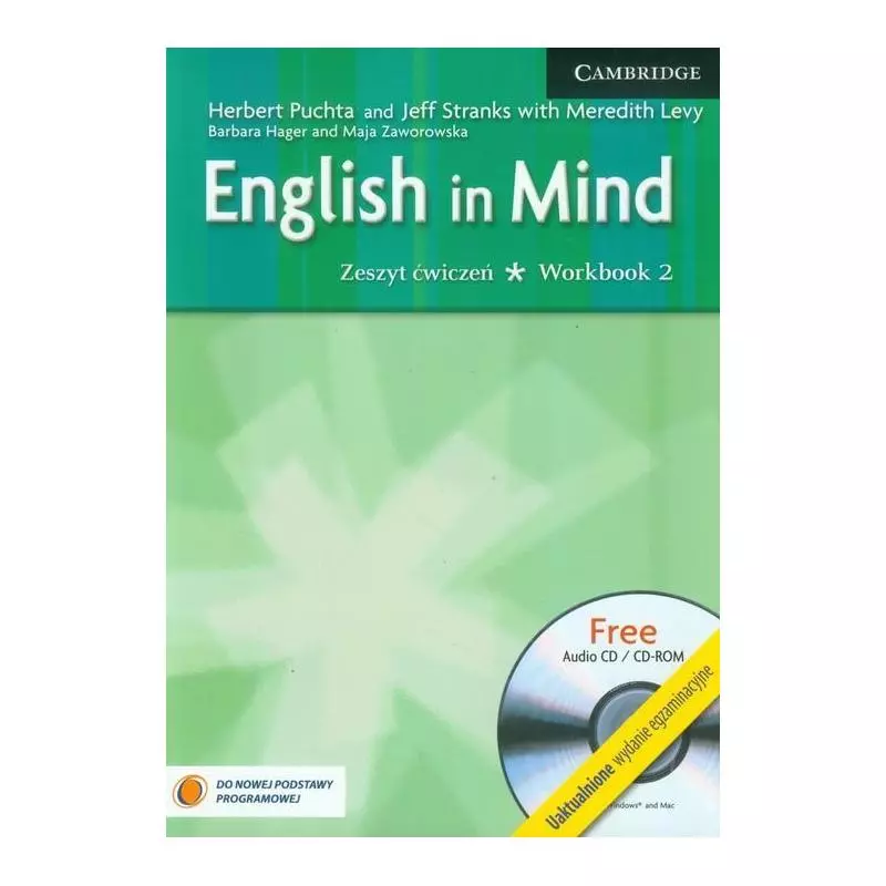 ENGLISH IN MIND 2 WOORBOOK Z PŁYTA CD Herbert Puchta, Jeff Stranks - Cambridge University Press