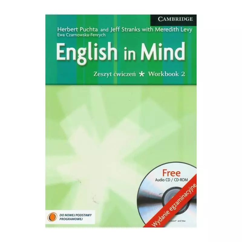 ENGLISH IN MIND 2 WORKBOOK + CD Herbert Puchta, Meredith Levy, Jeff Stranks - Cambridge University Press
