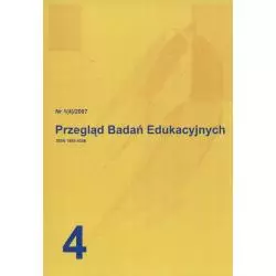 PRZEGLĄD BADAŃ EDUKACYJNYCH NR 1 4/2007 - Akademia Humanistyczno-Ekonomiczna w Łodzi