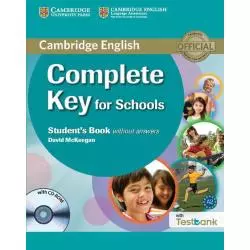 COMPLETE KEY FOR SCHOOLS A2 PODRĘCZNIK + CD David McKeegan - Cambridge University Press