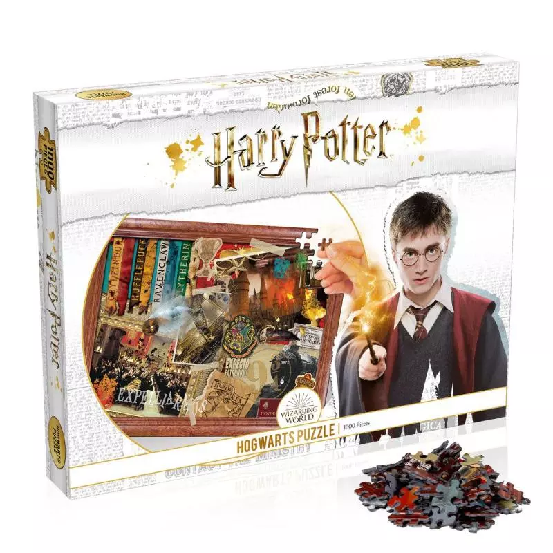 HARRY POTTER HOGWARTS PUZZLE 1000 ELEMENTÓW 10+ - Winning Moves