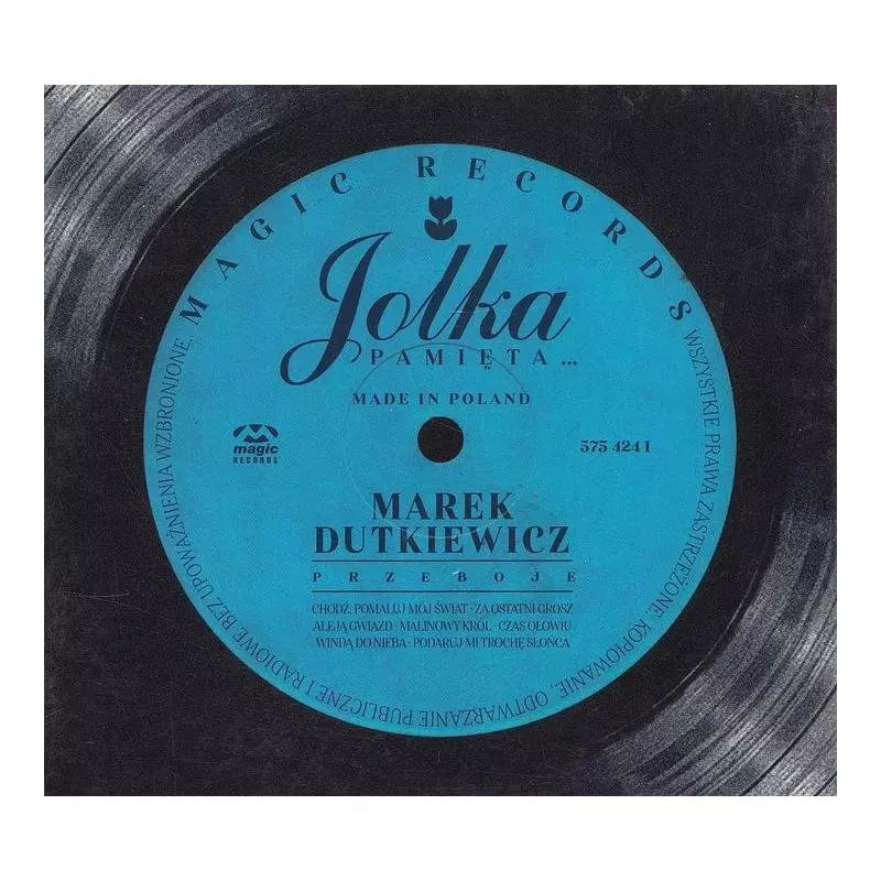 MAREK DUTKIEWICZ JOLKA PAMIĘTA CD - Magic Records