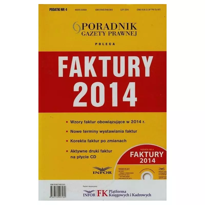 FAKTURY 2014 + CD - Infor