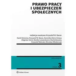 PRAWO PRACY I UBEZPIECZEŃ SPOŁECZNYCH - Wolters Kluwer