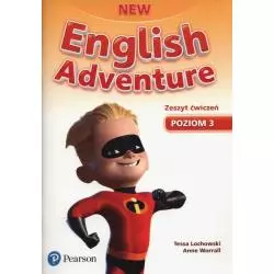 NEW ENGLISH ADVENTURE 3 ZESZYT ĆWICZEŃ + DVD Anne Worrall, Tessa Lochowski - Pearson
