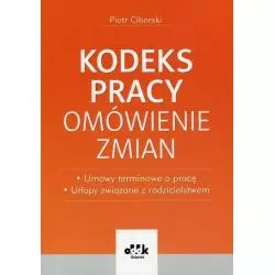 KODEKS PRACY OMÓWIENIE ZMIAN Piotr Ciborski - ODDK