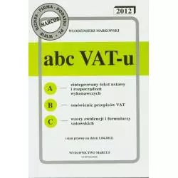 ABC VAT-U 2012 Włodzimierz Markowski - Marcus