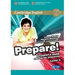 CAMBRIDGE ENGLISH PREPARE! 3 STUDENTS BOOK + ONLINE WORKBOOK Joanna Kosta - Cambridge University Press