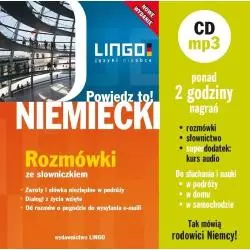 NIEMIECKIE ROZMÓWKI KSIĄŻKA + AUDIOBOOK CD MP3 PL - Lingo