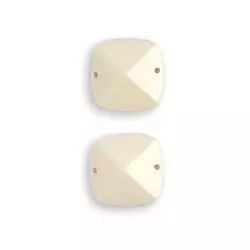 KORALIKI OZDOBNE BIAŁE 2 SZTUKI 2.4 X 2.4 CM - Rico Design GmbG & Co.