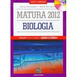 BIOLOGIA MATURA TESTY I ARKUSZE + CD Alicja Gulkowska, Dawid Kaczmarek - Operon