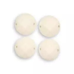 KORALIKI OZDOBNE BIAŁE 4 SZTUKI 1.8 CM - Rico Design GmbG & Co.