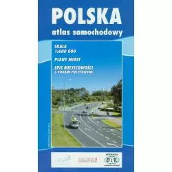 POLSKA ATLAS SAMOCHODOWY 1:600 000 - BIK Mapy