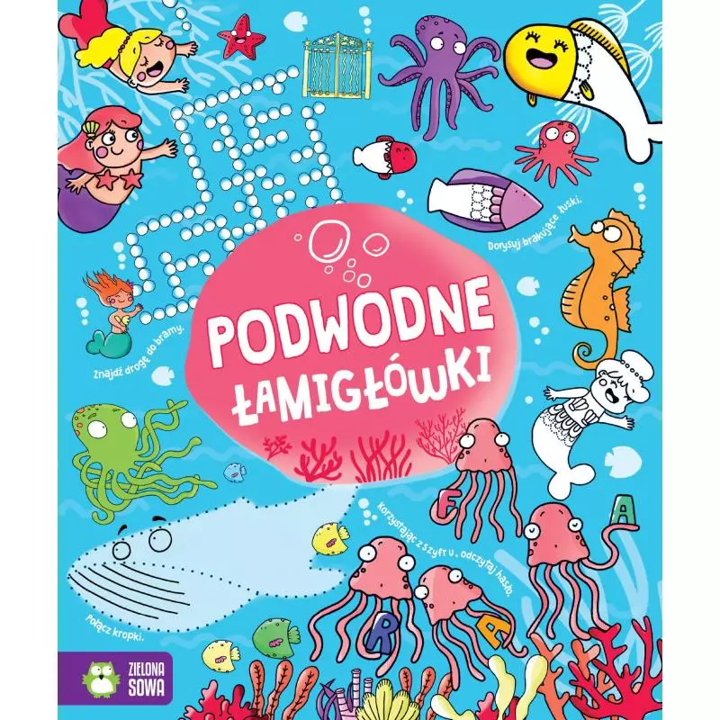 PODWODNE ŁAMIGŁÓWKI 4+ - Zielona Sowa