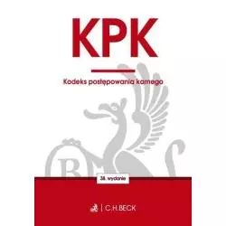 KODEKS POSTĘPOWANIA KARNEGO - C.H.Beck