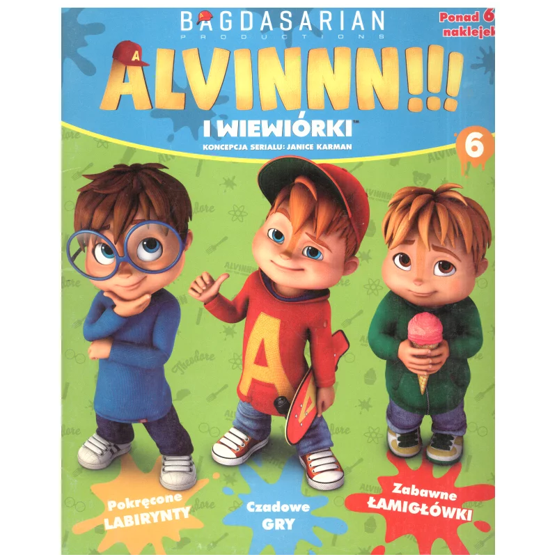 ALVINNN!!! I WIEWIÓRKI 6 POKRĘCONE LABIRYNTY CZADOWE GRY ZABAWNE ŁAMIGŁÓWKI - Media Service Zawada