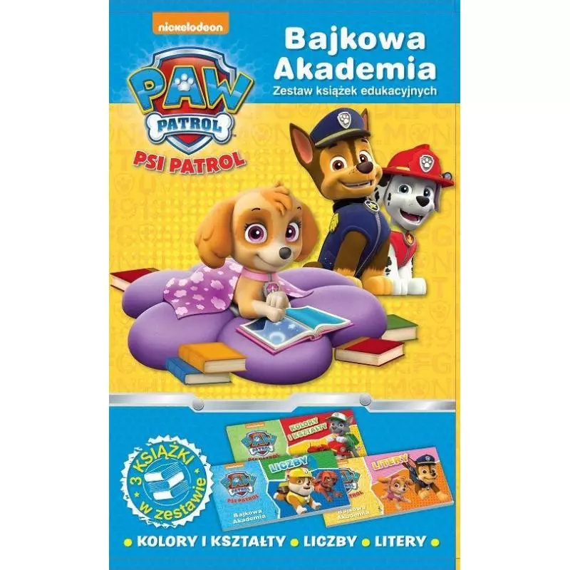 PSI PATROL BAJKOWA AKADEMIA KOLORY I KSZTAŁTY LICZBY LITERY - Media Service Zawada