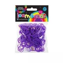 GUMKI LOOM BANDS FIOLETOWE 300 SZT + SZYDEŁKO + ZAPINKI 3+ - Stnux