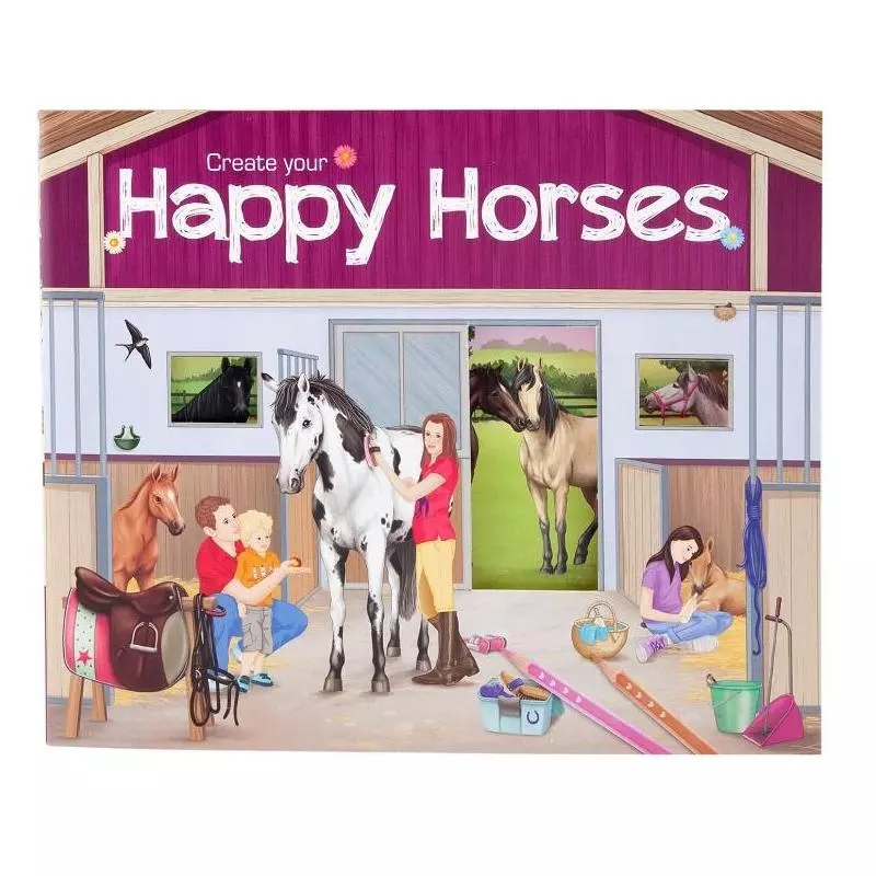 ZESTAW KREATYWNY HAPPY HORSES 3+ - Depesche