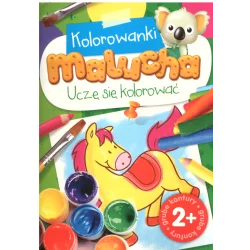 KOLOROWANKI MALUCHA UCZĘ SIĘ KOLOROWAĆ 2+ - Aksjomat