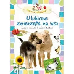 ALBUM Z NAKLEJKAMI ULUBIONE ZWIERZĘTA NA WSI Agnieszka Bator - Aksjomat
