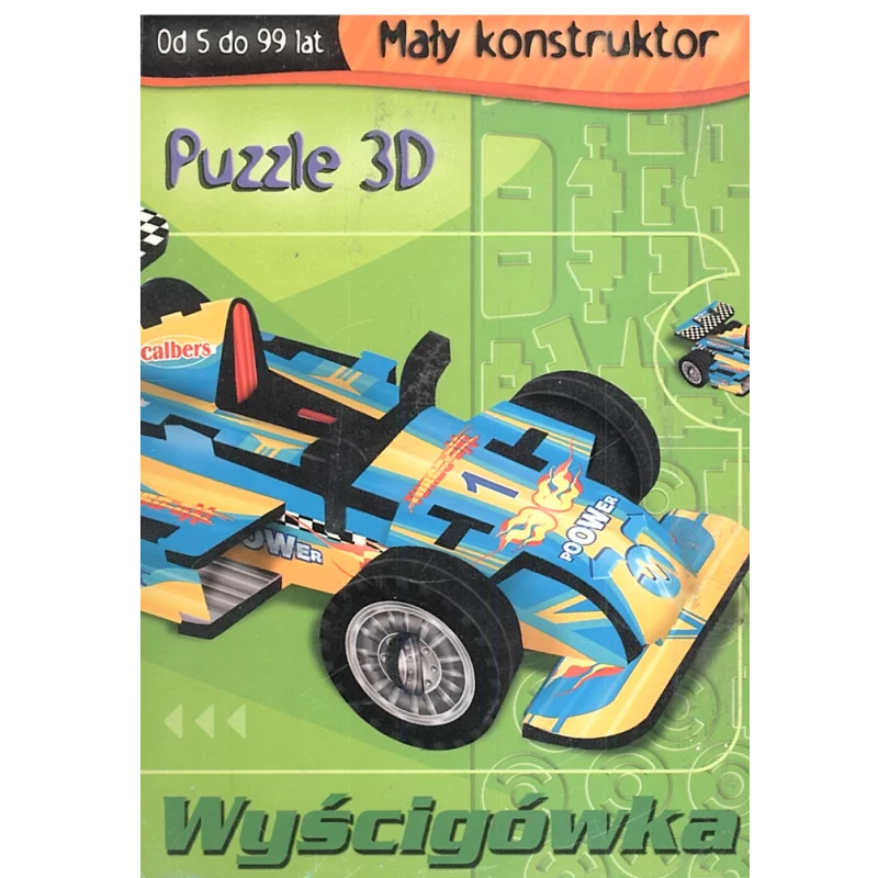 WYŚCIGÓWKA PUZZLE 3D MAŁY KONSTRUKTOR - Aksjomat