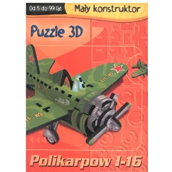 POLIKARPOW I-16 PUZZLE 3D MAŁY KONSTRUKTOR - Aksjomat