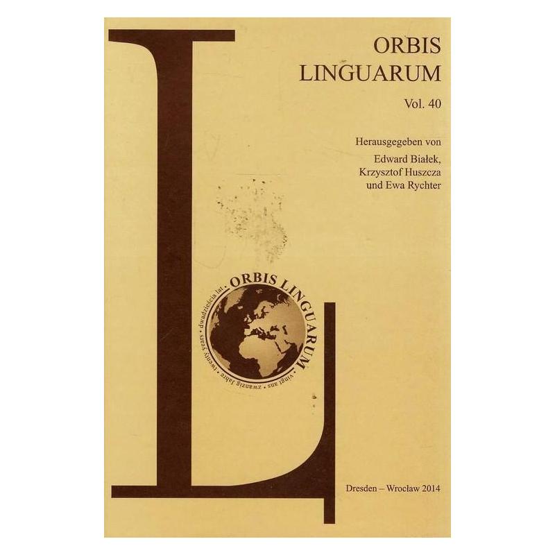 ORBIS LINGUARUM VOL.40 EDWARD BIAŁEK