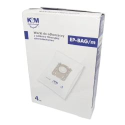 WORKI DO ODKURZACZA ELECTROLUX PHILIPS AEG ZANUSSI EP-BAG/MICRO 4 SZT. - K&M Grupa
