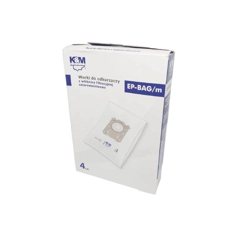 WORKI DO ODKURZACZA ELECTROLUX PHILIPS AEG ZANUSSI EP-BAG/MICRO 4 SZT. - K&M Grupa