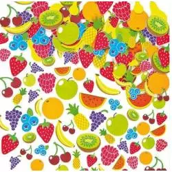 NAKLEJKI PIANKOWE DO PRAC KREATYWNYCH OWOCE - St. Majewski