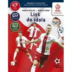 LIST DO IDOLA PIŁKA W GRZE PZPN + DVD Marcin Rosłoń - Papilon