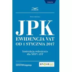 JPK EWIDENCJA VAT OD 1 STYCZNIA 2017 - Infor
