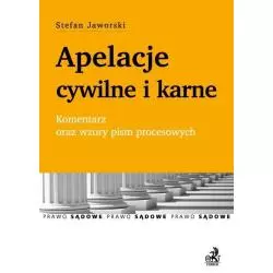 APELACJE CYWILNE I KARNE Stefan Jaworski - C.H.Beck