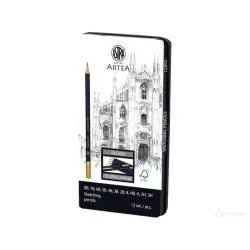 OŁÓWKI DO SZKICOWANIA 12 SZTUK - Astra