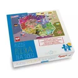 POLSKA DLA DZIECI PUZZLE 60 ELEMENTÓW 3+ - Zuzu Toys