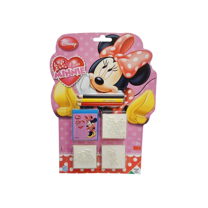 PIECZĄTKI SHAPED 3 SZTUKI MYSZKA MINNIE 3+ - Multiprint