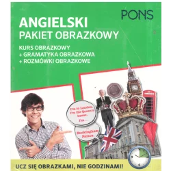 ANGIELSKI PAKIET OBRAZKOWY KURS OBRAZKOWY + GRAMATYKA OBRAZKOWA + ROZMÓWKI OBRAZKOWE - LektorKlett