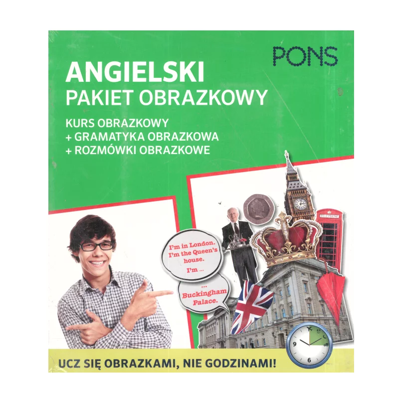 ANGIELSKI PAKIET OBRAZKOWY KURS OBRAZKOWY + GRAMATYKA OBRAZKOWA + ROZMÓWKI OBRAZKOWE - LektorKlett