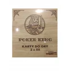 KARTY DO GRY POKER KING 2 X 55