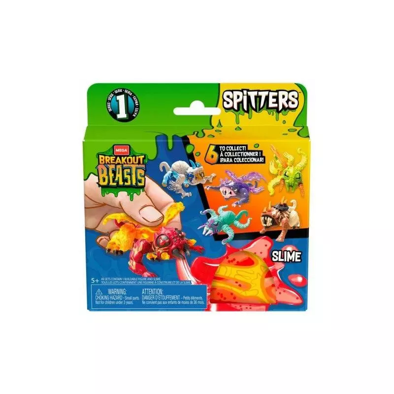 SLIME SPITTERS Z ZABAWKĄ 5+ - Mattel