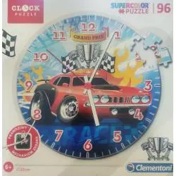 AUTO ZEGAR ŚCIENNY PUZZLE 96 ELEMENTOW 6+ - Clementoni