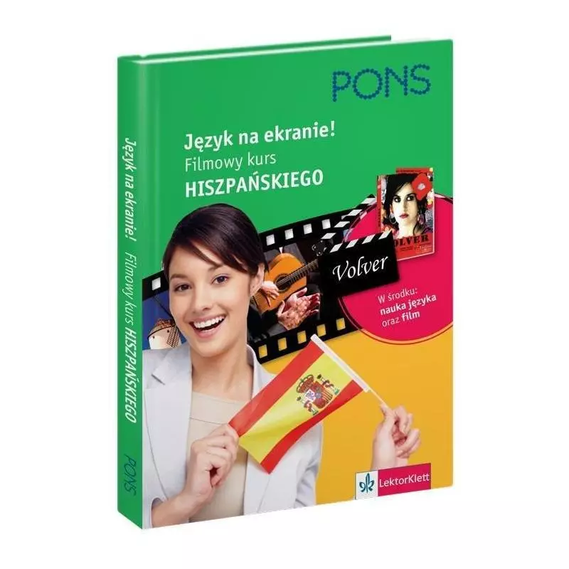 JĘZYK NA EKRANIE FILMOWY KURS HISZPAŃSKIEGO DVD - LektorKlett