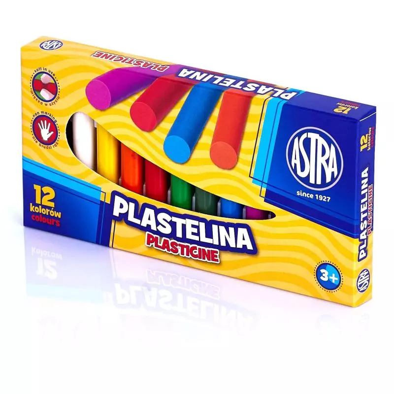 PLASTELINA ASTRA 12 KOLORÓW 3+ - Astra PLASTELINA ASTRA 12 KOLORÓW 3+ - Astra